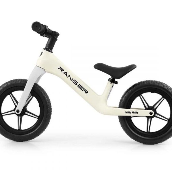 Detské odrážadlo/bicykel Ranger Flash svietiace disky - biela